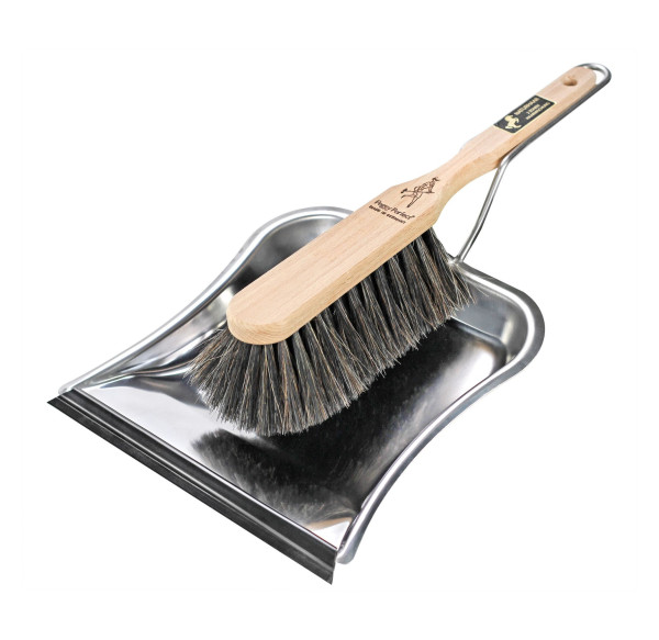 Peggy Perfect® Kehrset Edelstahl Holz Naturhaar