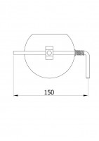 Drosselklappe stahlblank 120 mm Drosselklappe stahlblank 120 mm