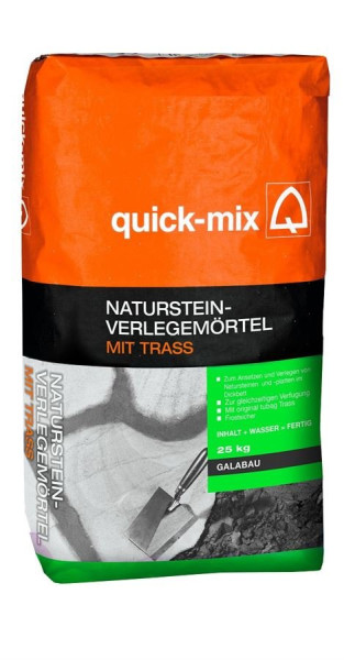 Quick-Mix® Naturstein Verlegemörtel mit Trass 25kg