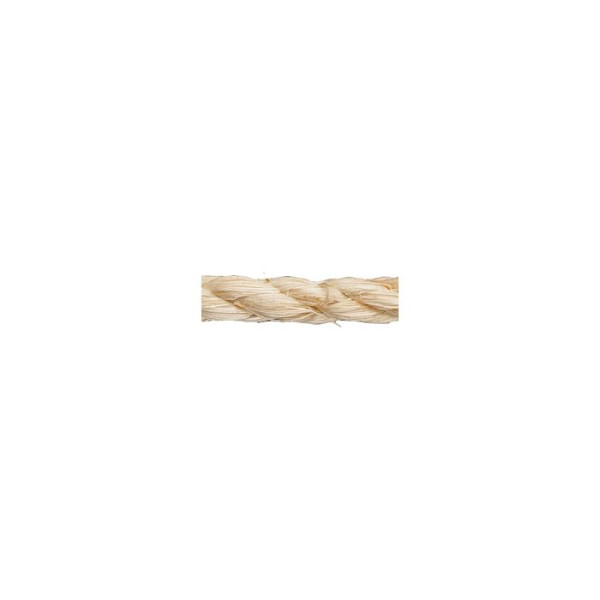 Sisalseil natur 6 mm 3-schäftig gedreht, Meterware