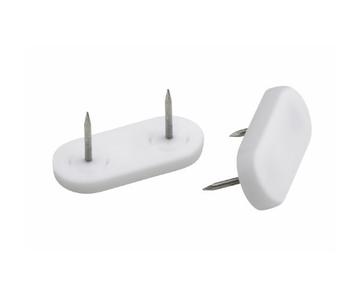 Metafranc® Kunststoffgleiter Stift 45x20mm weiß 4 Stück