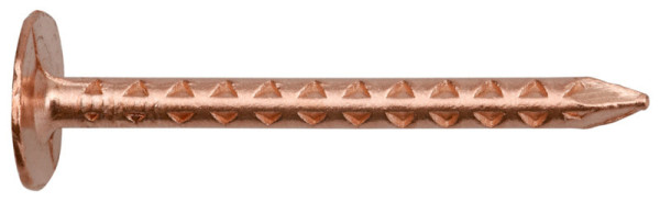 Schieferstifte 2,8 × 35 mm, Kupfer, DIN 1160, 1 kg