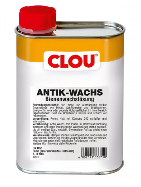 Holzwachs CLOU Antik-Wachs flüssig farblos 250 ml