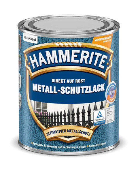 Hammerite® Metall Schutzlack Hammerschlag schwarz 250ml