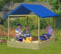 Sandkasten Sophie mit Dach 153x153x180cm Sandkasten Sophie mit Dach 153x153x180cm