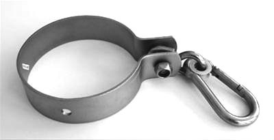 Schaukelaufhängungen für Rundholz Ø 12 cm silber