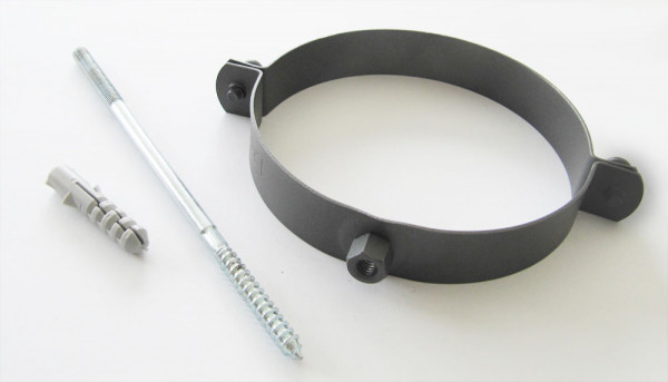 Rohrschellen Set Ø150mm Senotherm grau für Ofenrohre