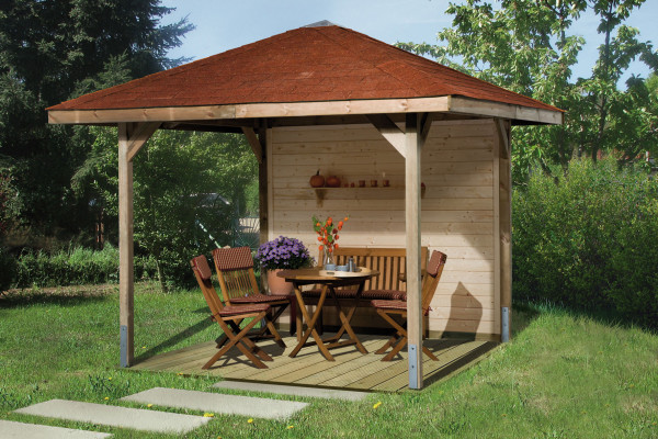 Weka Holzpavillon Gartenoase 651 Gr.2 kdi 333x333cm