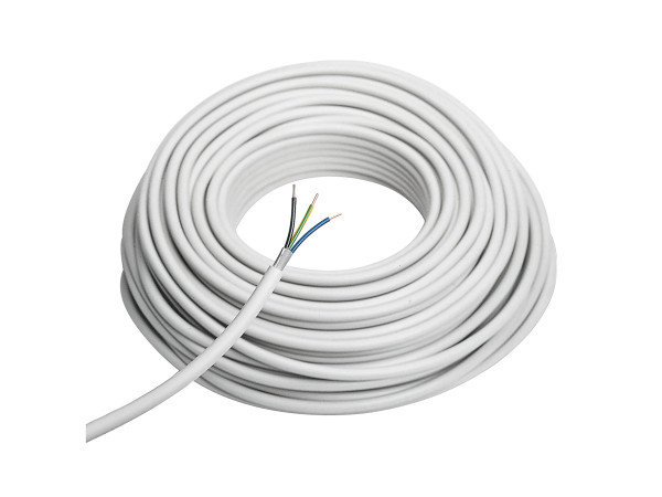 Feuchtraumleitung NYM-J 3 x 1,5 mm² 50 m Grau