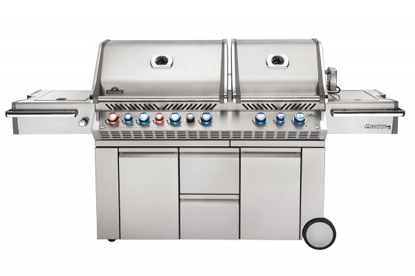 Napoleon Gasgrill / Grillwagen Prestige PRO 825 Edelstahl Propangas