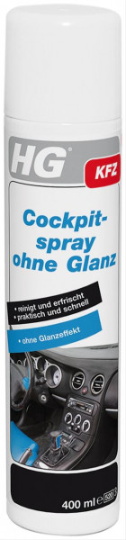 HG Cockpitspray ohne Glanz 400 ml
