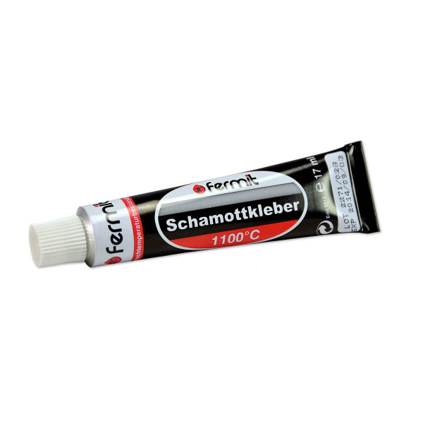 Fermit Schamott- & Dichtschnurkleber HT 1100 schwarz 17 ml