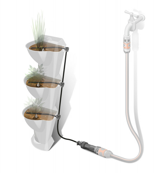 GARDENA NatureUp Bewässerungsset Ecke Wasserhahn 12 Beh. 13157-20