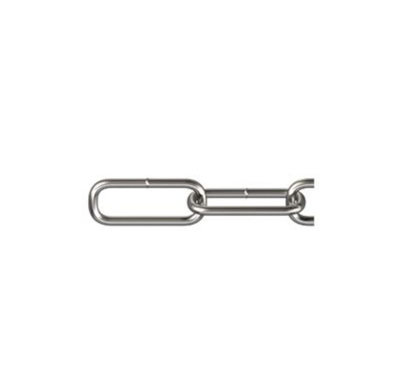 Edelstahlkette langgliedrig (Spule) 3 mm Tragkr. 40 kg