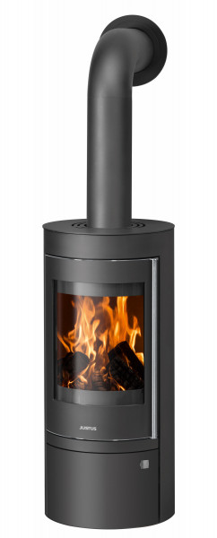 Kaminofen Justus Mino Top 2.0 raumluftunabhängig Stahl schwarz 5kW