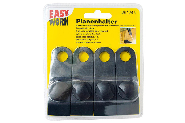 Planenhalter 4 Kunststoffschraubsegmente