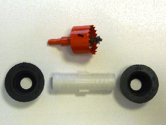 4Rain Verbindungs Set für oberirdische Behälter 25mm Länge 9,5cm