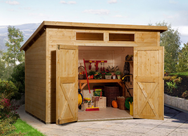 weka Gartenhaus 325 A Gr.1 lasiert, 19 mm