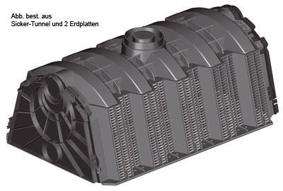 Sicker-Tunnel Set LKW befahrbar 3.000 Liter GRAF 410123