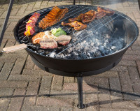 Globe-fire Feuerschale / Rundgrill Edna Ø 75 cm Guss schwarz Globe-fire Feuerschale / Rundgrill Edna Ø 75 cm Guss schwarz