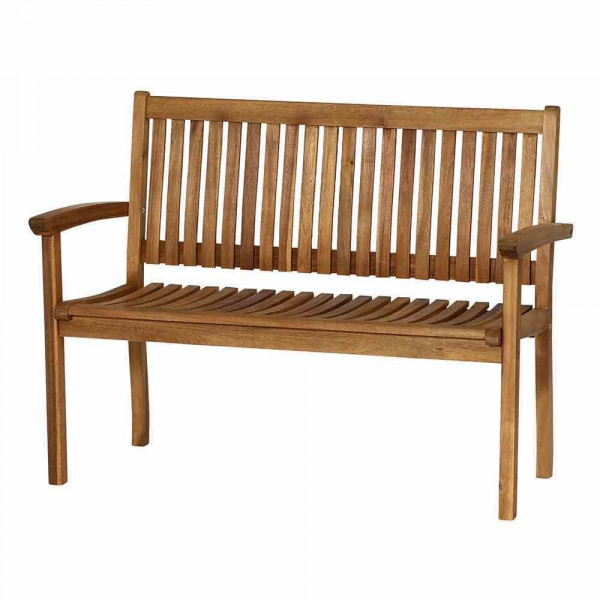 Siena Garden Gartenbank / 2-Sitzer 2er Bank Paleros Akazienholz 120cm