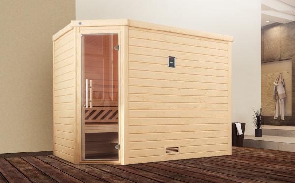 Weka Massivholz Elementsauna TURKU 3 GT