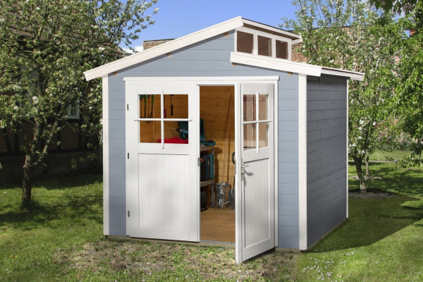 weka Gartenhaus 226 Gr.2, grau, 21 mm