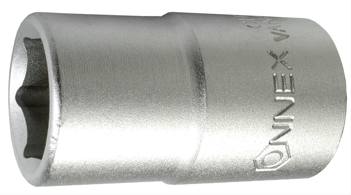 Connex Steckschlüsseleinsatz Lang 1/2 Zoll Antrieb, 17 Mm - 77 Mm Länge, Aus Chrom-Vanadium-Stahl