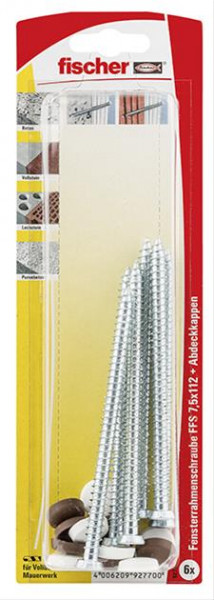 Fensterrahmenschraube FFS 7,5x112 K (6)