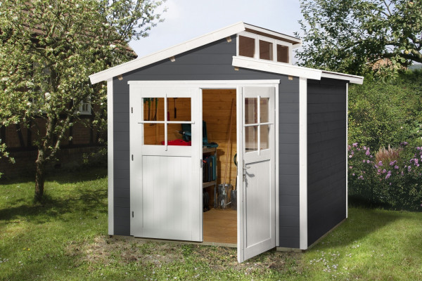 weka Gartenhaus 226 Gr.2, anthrazit, 21 mm