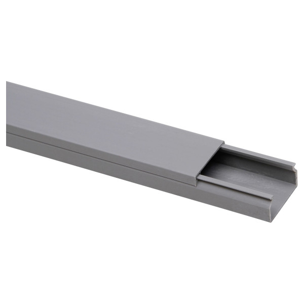 Kabelkanal 2 m 30 x 15 mm grau
