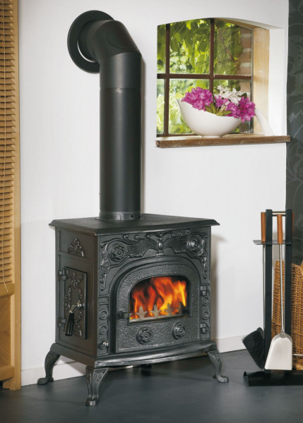Kaminofen Globe-fire Eros I raumluftunabhängig Guss schwarz 6kW