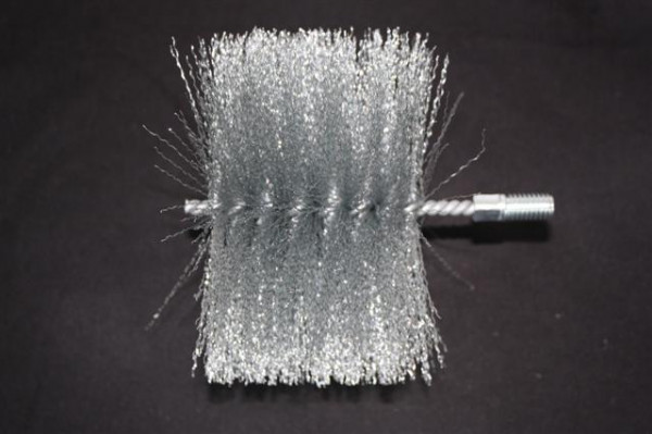 Ofenrohr Bürstenkopf Stahldraht Ø200mm 1/2&quot; Gewinde