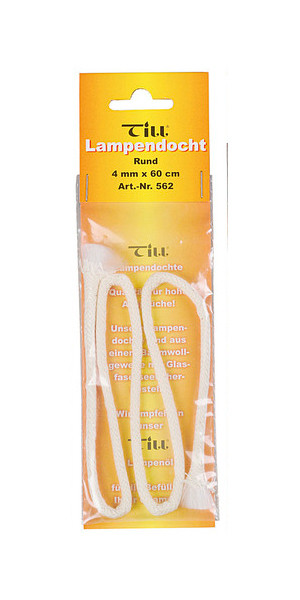 Till-Zündfix Lampendocht rund 4mm Länge 60cm