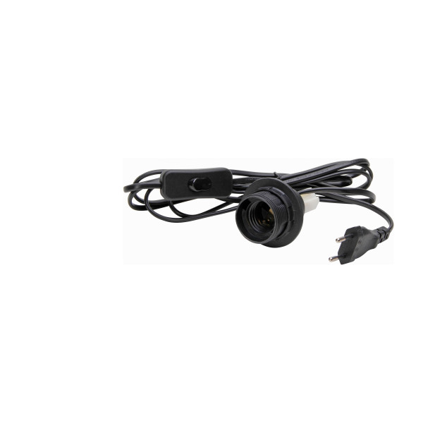 Lampenfassung Schnurpendel mit E27 Isolierstecker