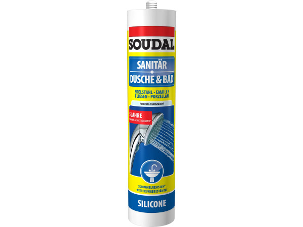 Soudal Soudal Dusche & Bad - Silikon Silbergrau 300 ml