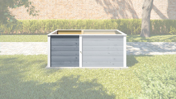 weka Ergänzungssatz Hochbeet Modular , 21 mm, grau