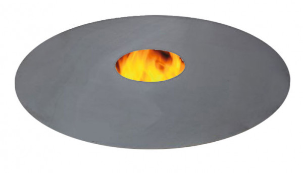 Grillplatte für Feuertonne und Kugelgrill - Feuerplatte Grill Plancha