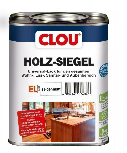 Holzsiegel CLOU Universal Lack seidenmatt 750 ml