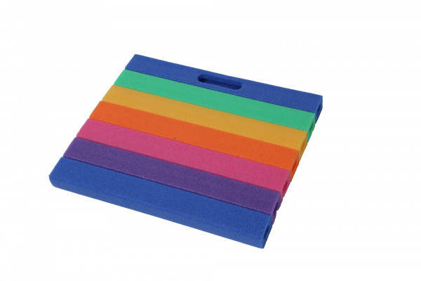 Knie- und Sitzkissen Comfort 35x30x3 cm Regenbogen