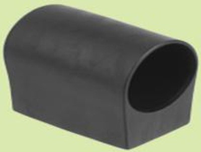 MWH Fußkappe / Bodengleiter Gartentisch rund Ø 38 mm schwarz