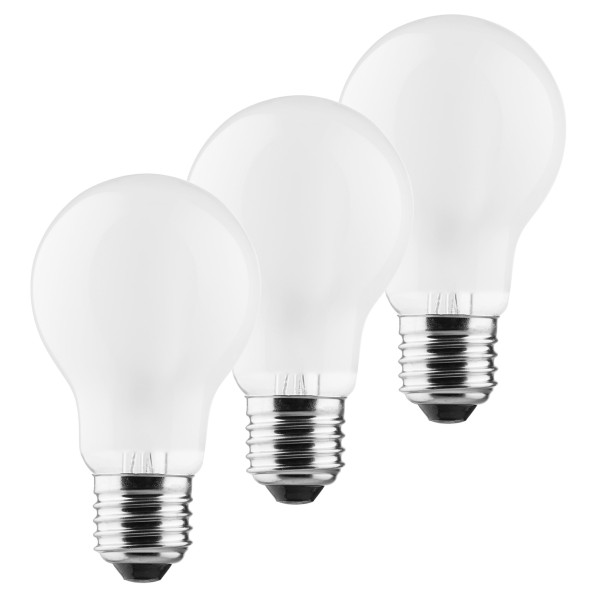 MÜLLER LICHT® Retro LED Lampe Birnenform matt E27 4W 3er Set