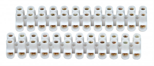 Kopp Lüsterklemmleiste 12 pol. 2,5mm² 2 Stück