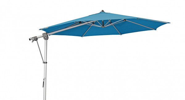 Doppler Ampelschirm / Pendelschirm Expert 350cm Des. T821 aquamarin
