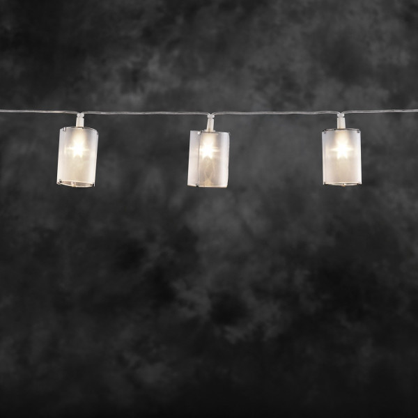 Lichterkette Zylinder Konstsmide 10LED mit Sternen Effekt