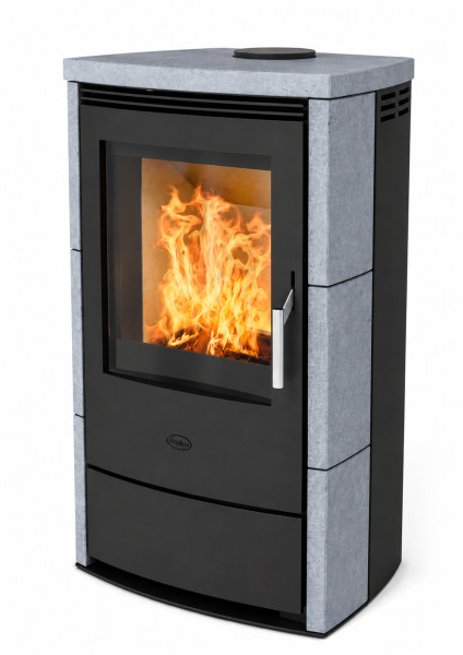 Fireplace Kaminofen Dauerbrandofen Meltemi Speckstein 7/8kW