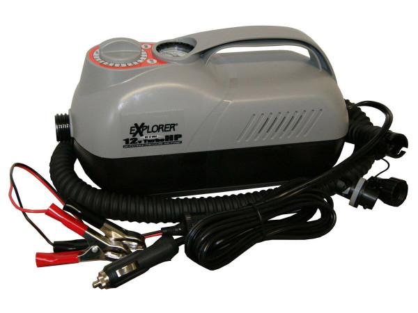 Explorer Pumpe 12V mit Manometer bis 20 PSI
