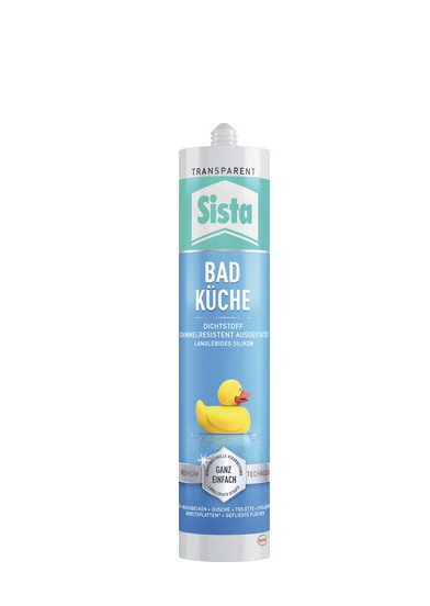 Sista Bad & Küche Silikon grau 280 ml