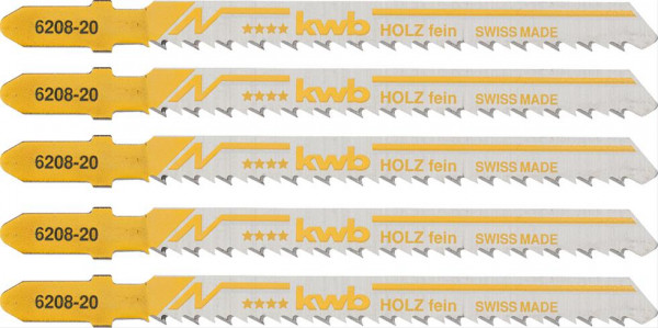 Stichsägeblätter, Holzbearbeitung, DOWN CUT, HCS, Einnockenschaft, Profi-Pack