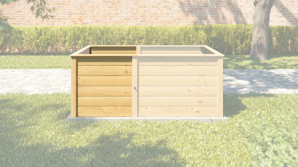 weka Ergänzungssatz Hochbeet Modular , 21 mm, natu
